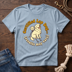 Great Pyrenees on a Stick Man T-Shirt