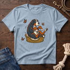 Bernese Mtn Dog in a Basket T-Shirt