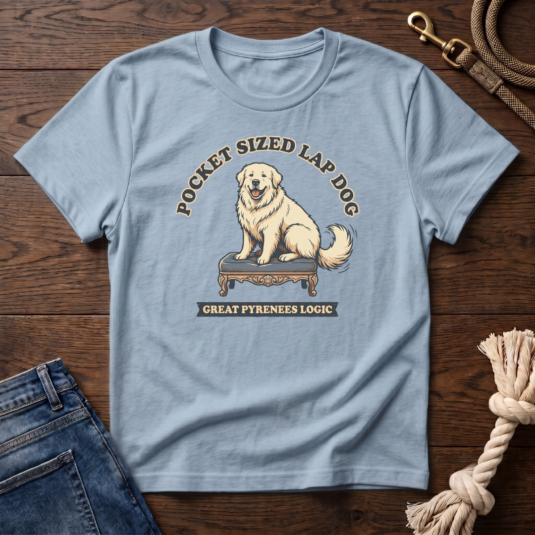 Old Timey Lap Dog Great Pyrenees T-Shirt