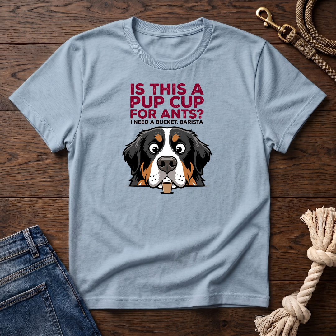 Pup Cup or Bucket Bernese Mtn Dog T-Shirt