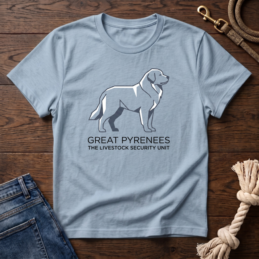 Great Pyrenees Livestock Security Unit T-Shirt