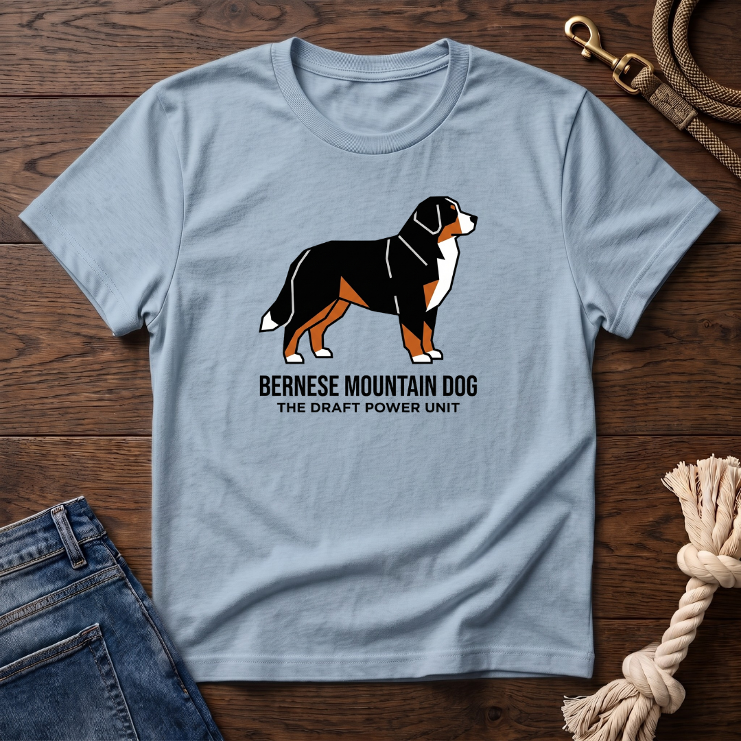 Bernese Mtn Dog Draft Power Unit T-Shirt