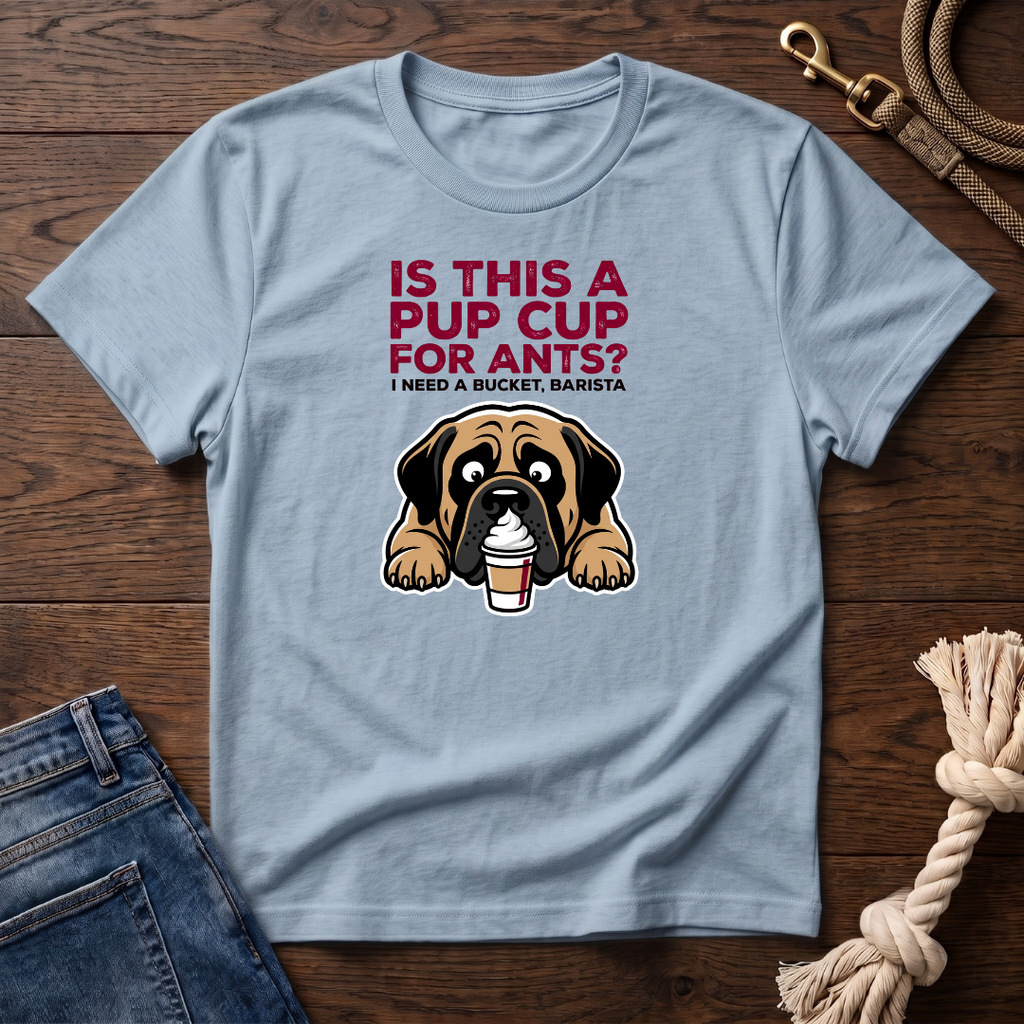 Pup Cup or Bucket Mastiff T-Shirt