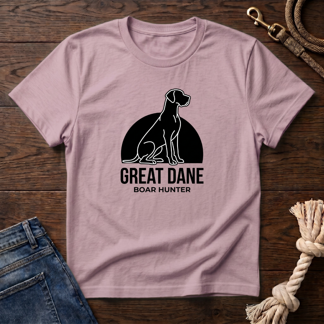 Great Dane Boar Hunter T-Shirt