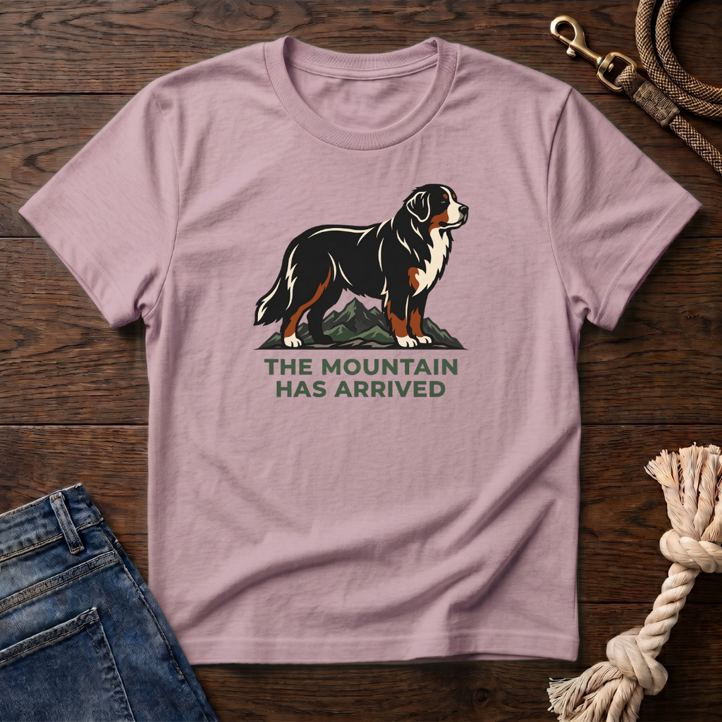Mountain Arrival Bernese Mtn Dog T-Shirt