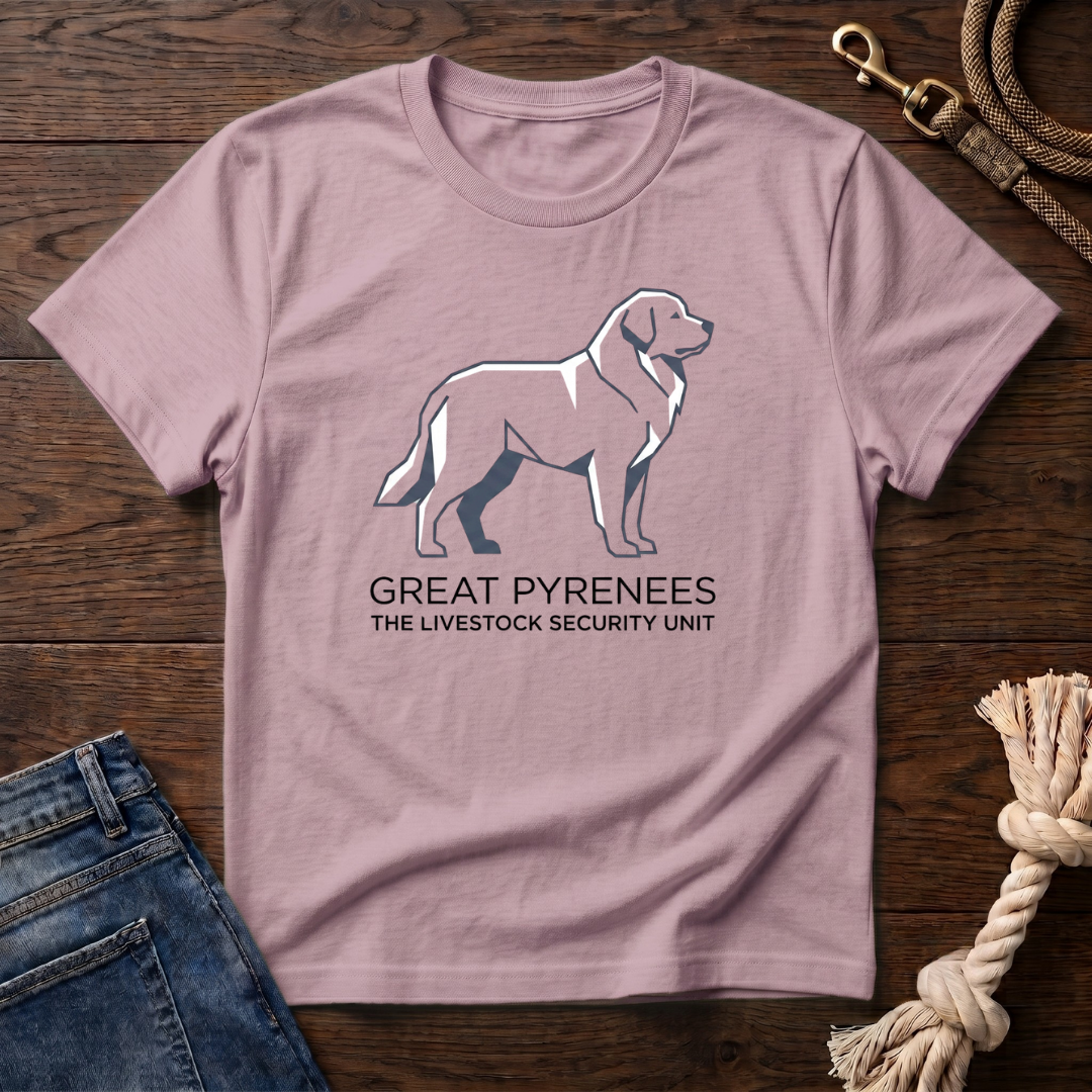 Great Pyrenees Livestock Security Unit T-Shirt