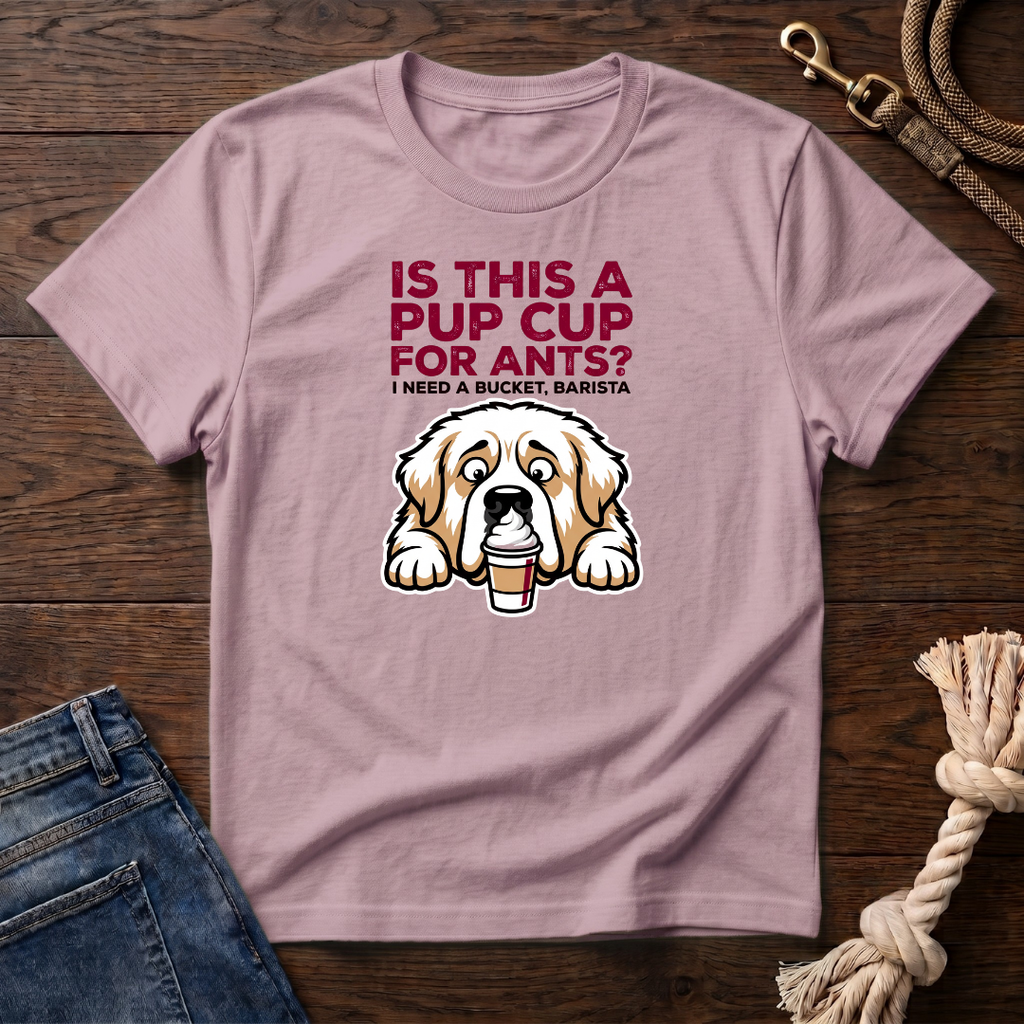 Pup Cup or Bucket Great Pyrenees T-Shirt