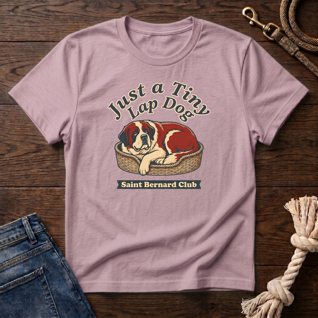 Old Timey Lap Dog St. Bernard T-Shirt