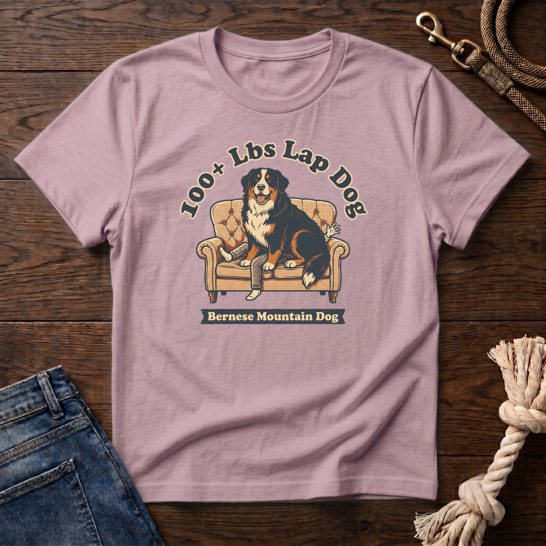 Old Timey Lap Dog Bernese Mtn Dog T-Shirt