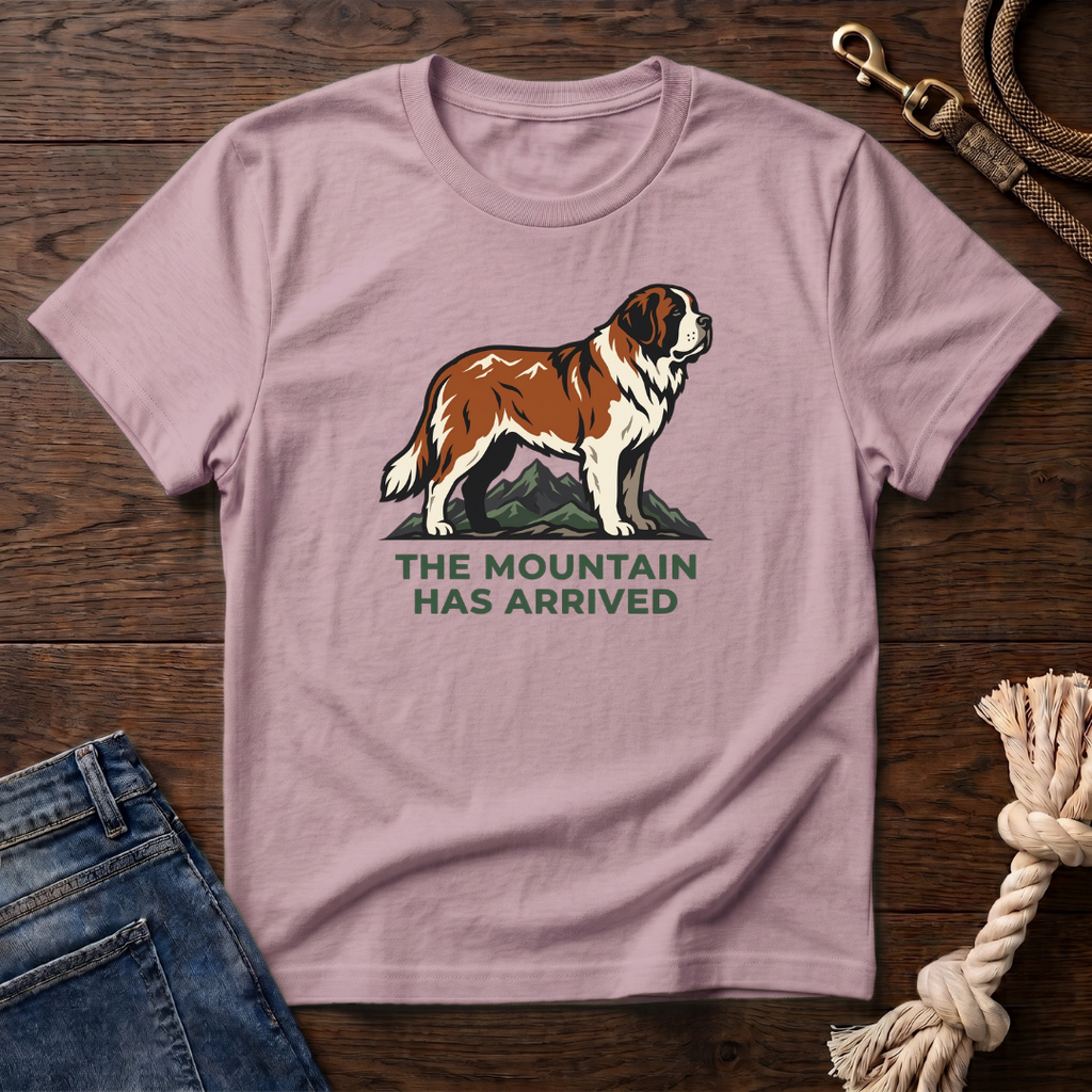 Mountain Arrival St. Bernard T-Shirt
