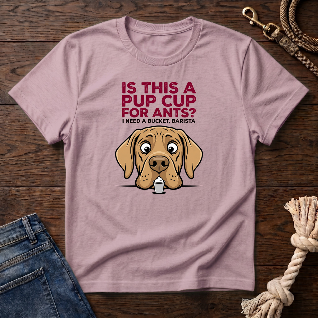 Pup Cup or Bucket Great Dane T-Shirt