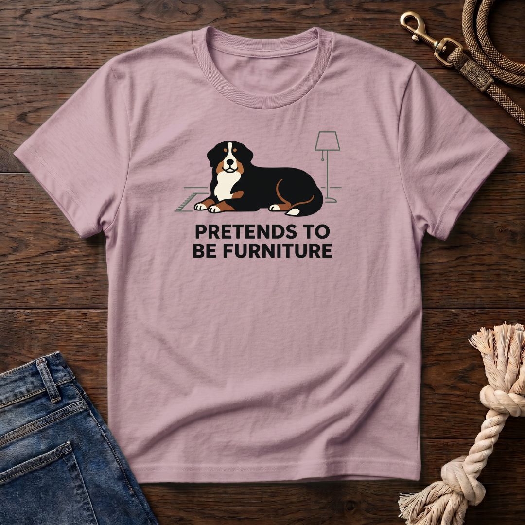 Pretend Furniture Bernese Mtn Dog T-Shirt