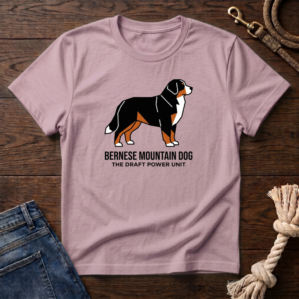 Bernese Mtn Dog Draft Power Unit T-Shirt