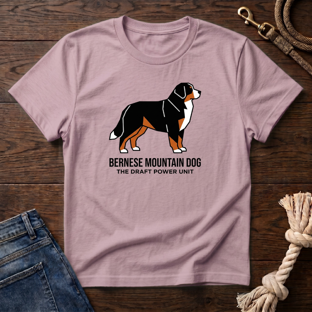 Bernese Mtn Dog Draft Power Unit T-Shirt