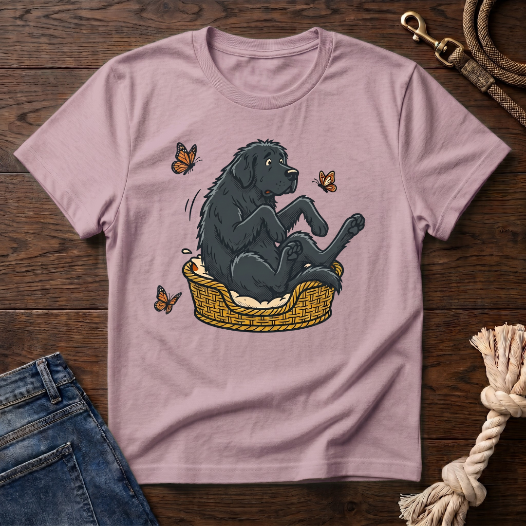 Newfoundland in a Basket T-Shirt