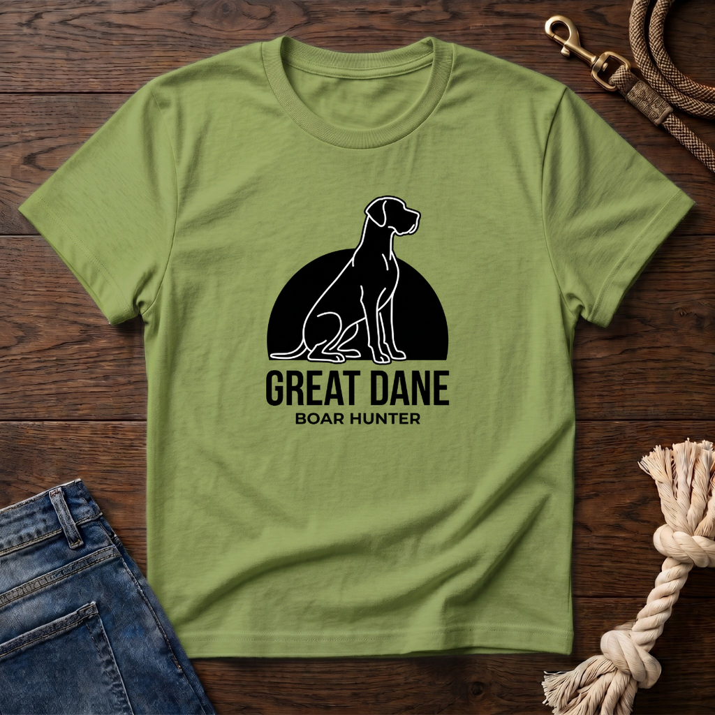 Great Dane Boar Hunter T-Shirt
