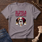 Pup Cup or Bucket St. Bernard T-Shirt
