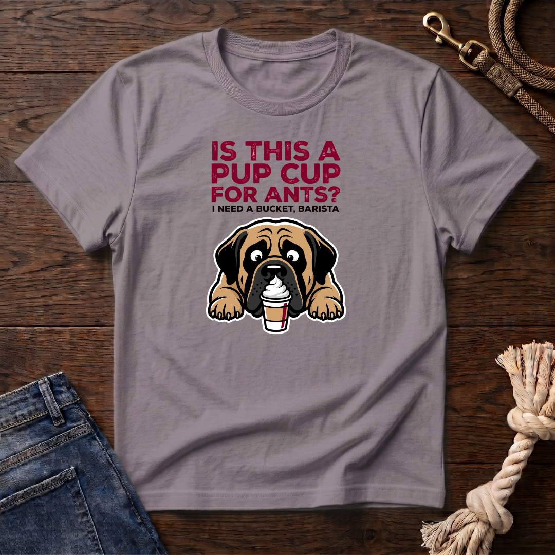 Pup Cup or Bucket Mastiff T-Shirt