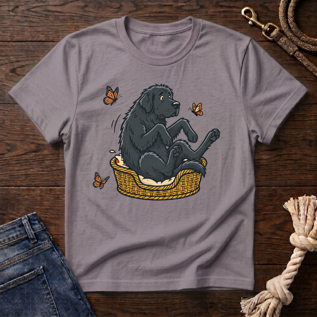 Newfoundland in a Basket T-Shirt
