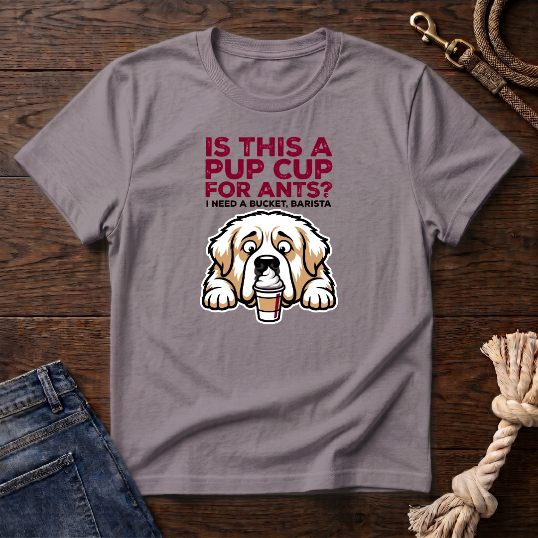 Pup Cup or Bucket Great Pyrenees T-Shirt