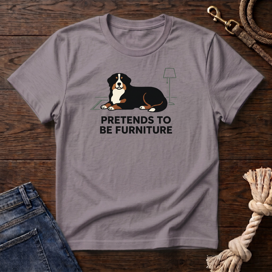 Pretend Furniture Bernese Mtn Dog T-Shirt