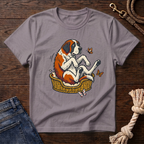 St. Bernard in a Basket T-Shirt