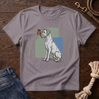 Butterfly on Great Dane Nose T-Shirt