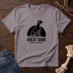 Great Dane Boar Hunter T-Shirt
