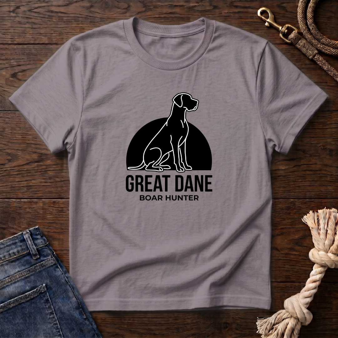 Great Dane Boar Hunter T-Shirt
