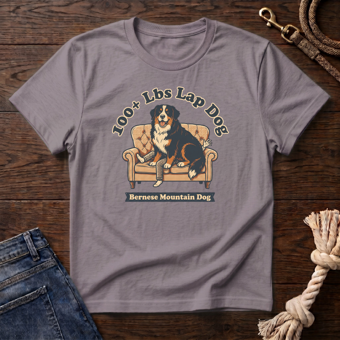 Old Timey Lap Dog Bernese Mtn Dog T-Shirt