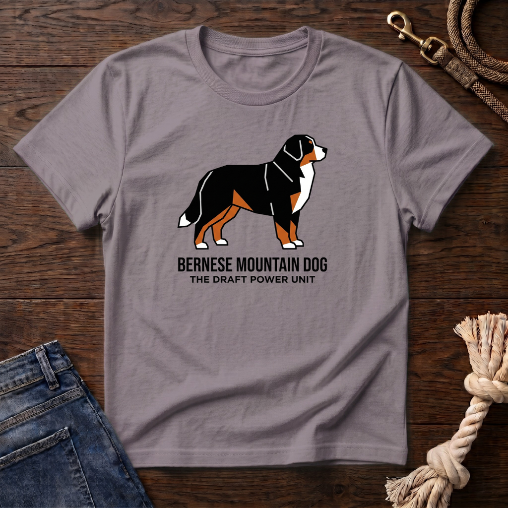 Bernese Mtn Dog Draft Power Unit T-Shirt