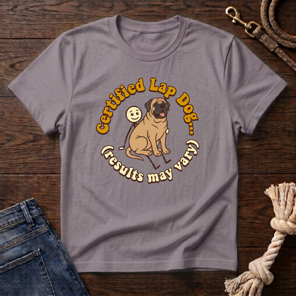 Mastiff on a Stick Man T-Shirt