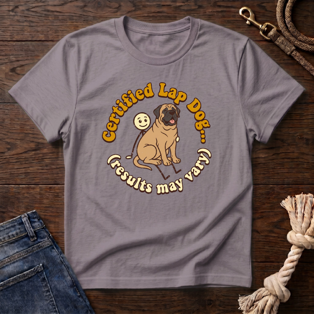 Mastiff on a Stick Man T-Shirt