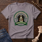 Bernese Mtn Dog Working Badge T-Shirt