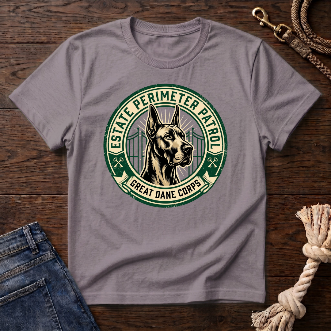 Great Dane Working Badge T-Shirt