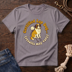 St. Bernard on a Stick Man T-Shirt
