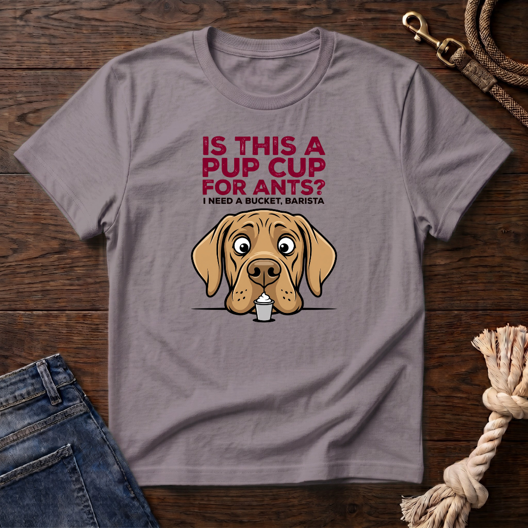 Pup Cup or Bucket Great Dane T-Shirt