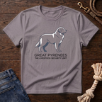 Great Pyrenees Livestock Security Unit T-Shirt