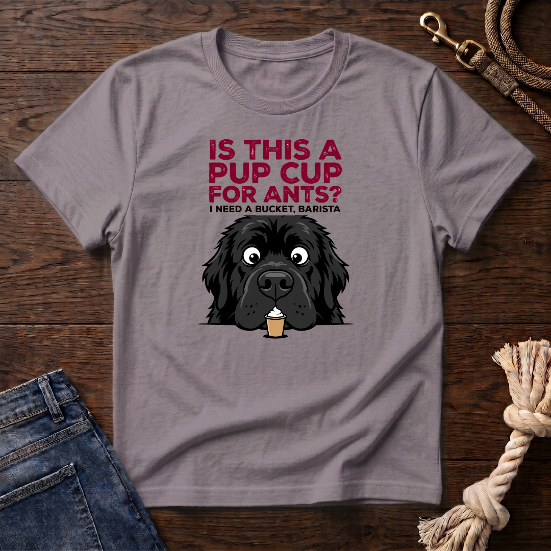 Pup Cup or Bucket Newfoundland T-Shirt