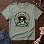 Bernese Mtn Dog Working Badge T-Shirt