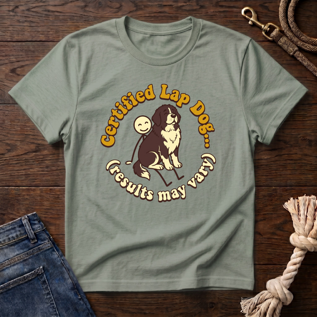 Newfoundland on a Stick Man T-Shirt
