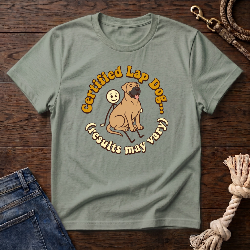 Great Dane on a Stick Man T-Shirt