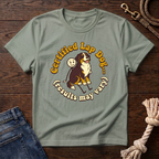 Bernese Mtn Dog on a Stick Man T-Shirt