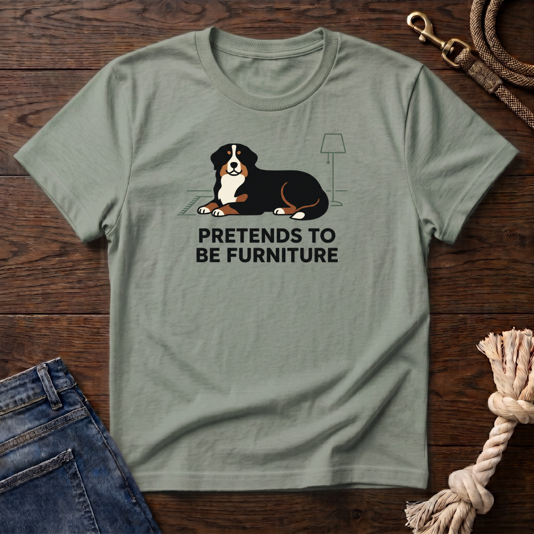 Pretend Furniture Bernese Mtn Dog T-Shirt