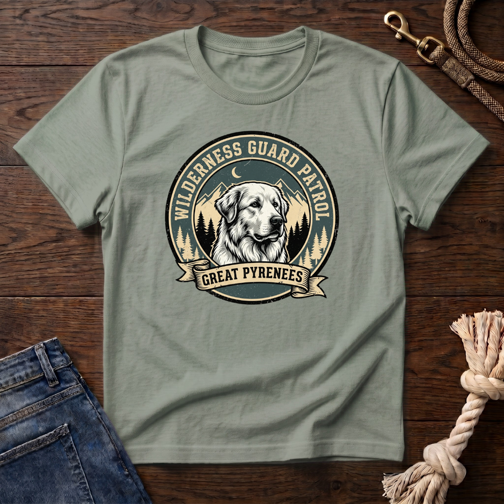 Great Pyrenees Working Badge T-Shirt