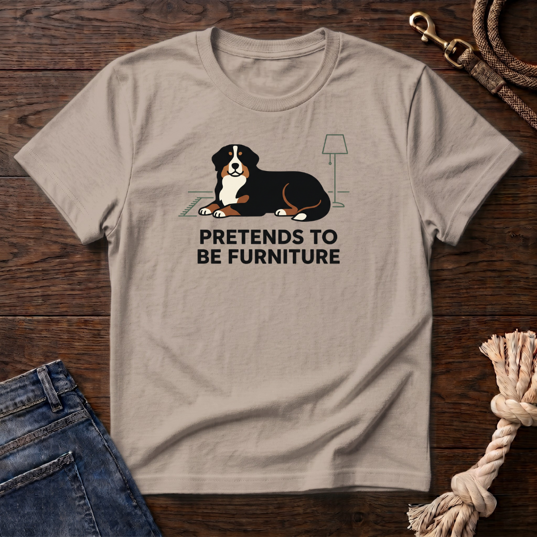 Pretend Furniture Bernese Mtn Dog T-Shirt