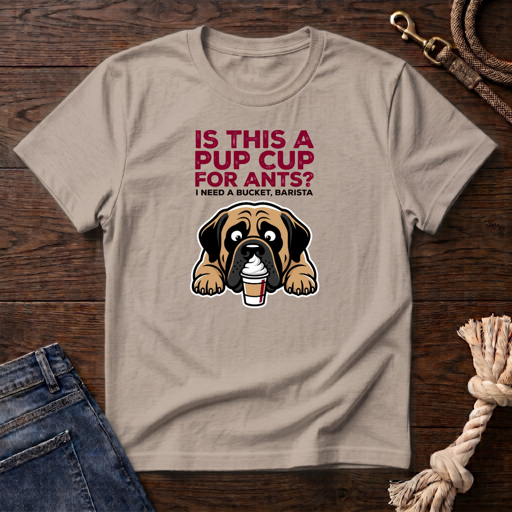 Pup Cup or Bucket Mastiff T-Shirt