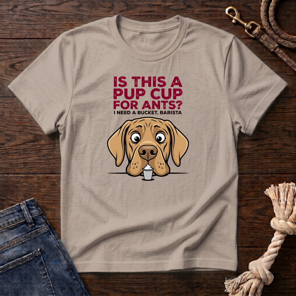 Pup Cup or Bucket Great Dane T-Shirt