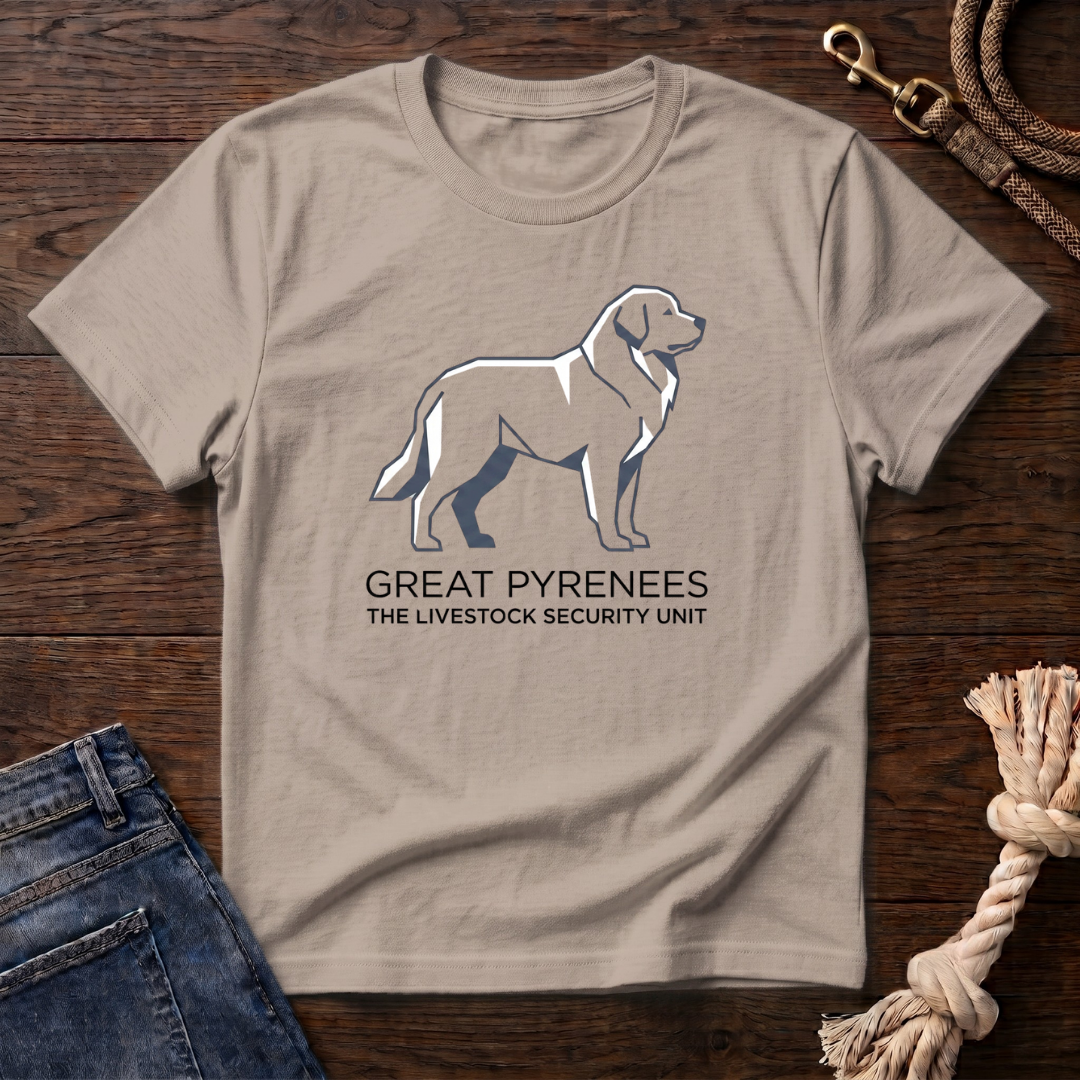 Great Pyrenees Livestock Security Unit T-Shirt