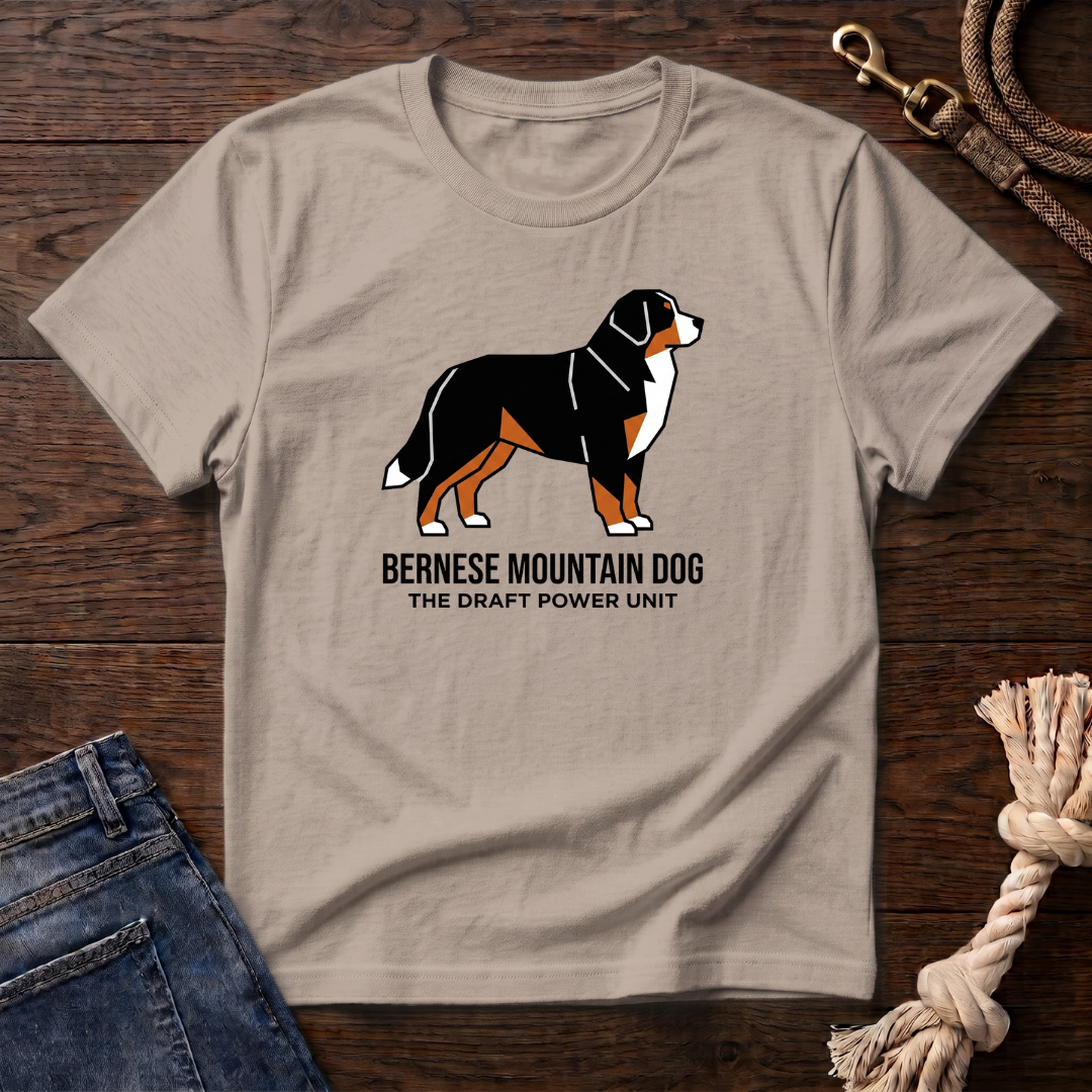 Bernese Mtn Dog Draft Power Unit T-Shirt